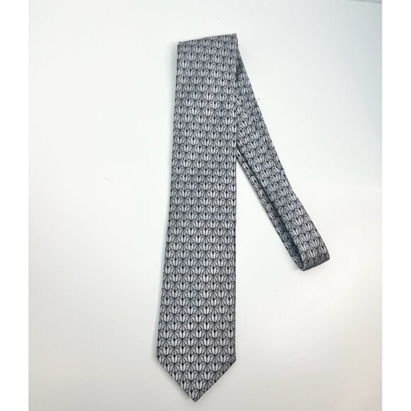 Ted Baker Black Patterned Tie - Picture 2 of 3